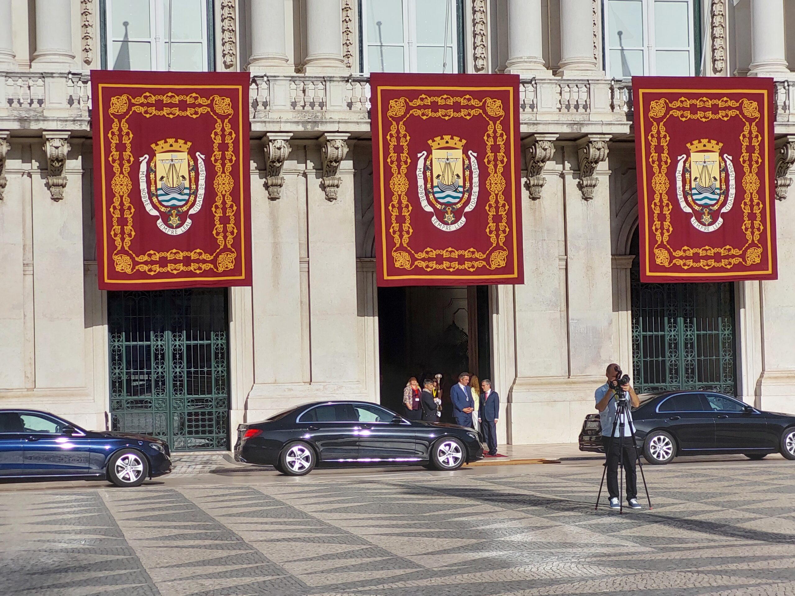 A Majestic Municipal Gathering in Lisbon: An Elegant Display of Heritage and Ceremony