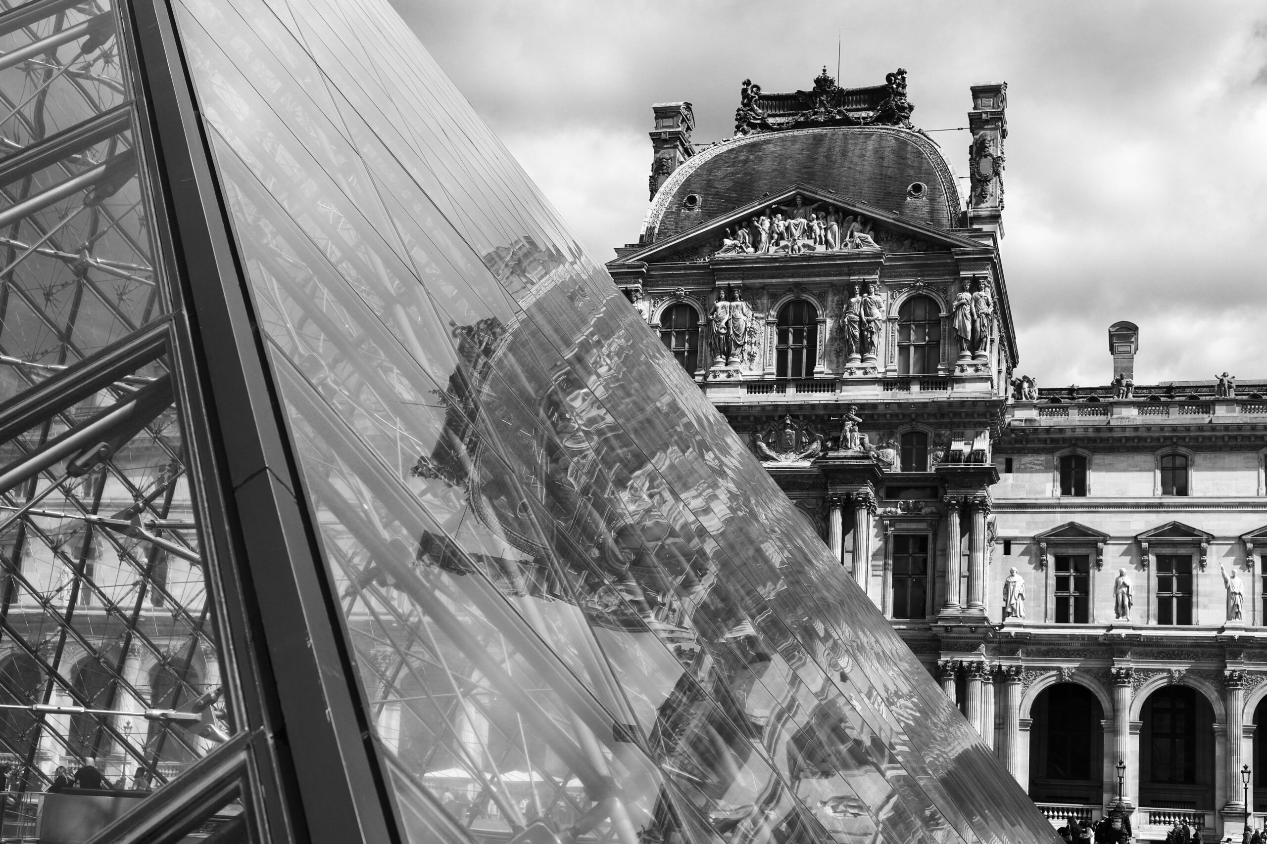 A Study in Contrast: The Louvre