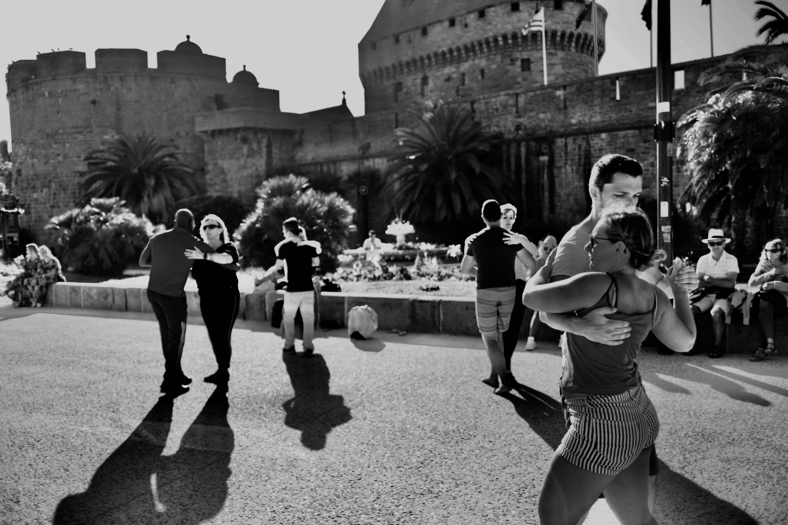 Dancing in the Sunlight: A Moment Captured in Saint-Malo
